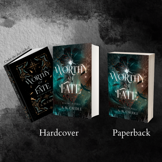 Signed Worthy of Fate Hardcover & Paperback Bundle